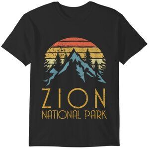 Retro Zion National Park Utah Souvenir Collector Classic Nature Travel Graphic